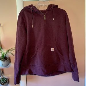 Carhartt Women’s Quarter Zip Pullover Hoodie